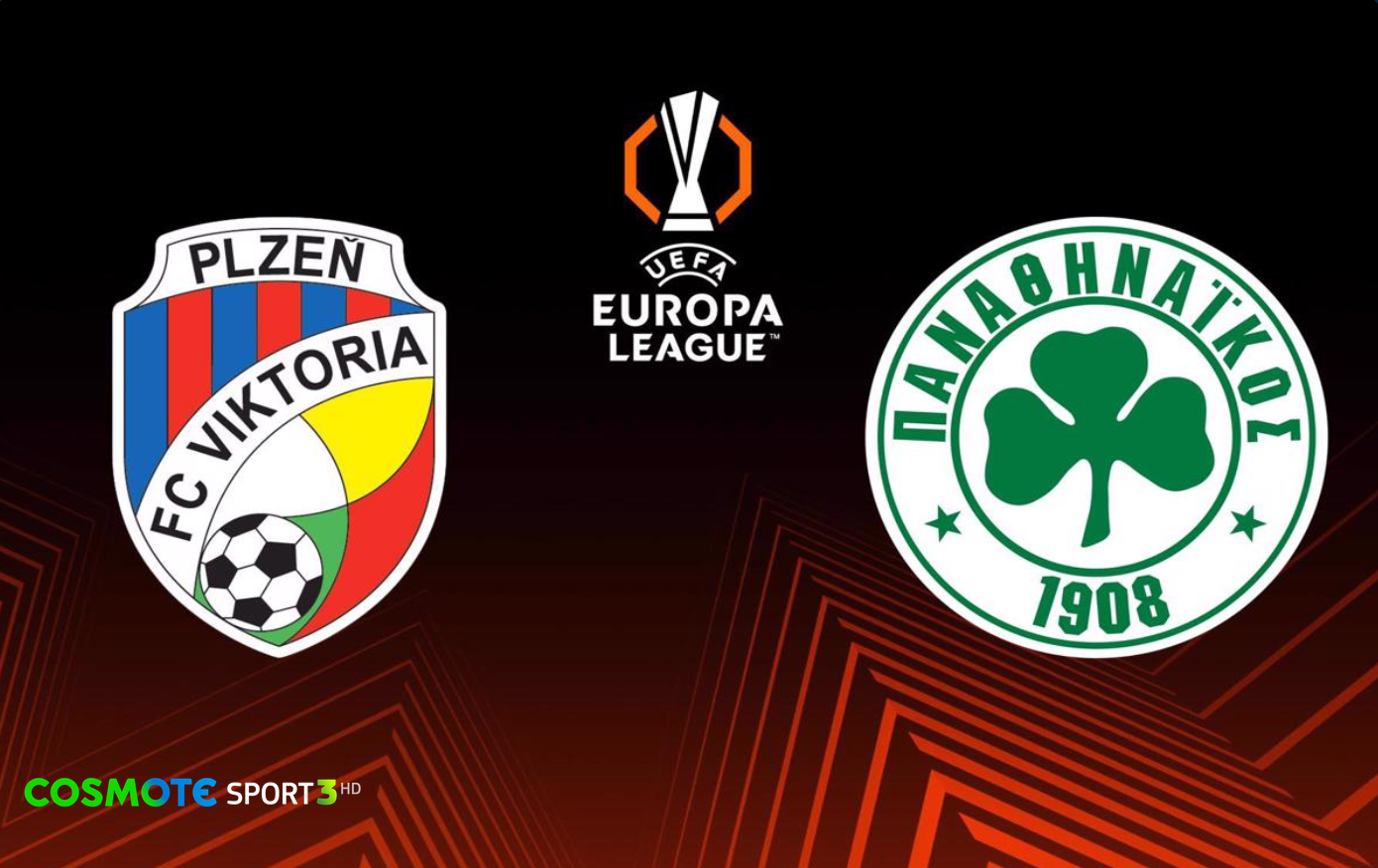 UEFA Europa League: Τα ματς Βικτόρια Πλζεν-Παναθηναϊκός και Θέλτα-ΠΑΟΚ για τα KnockoutPlay-offsπαίζουν στην COSMOTE TV