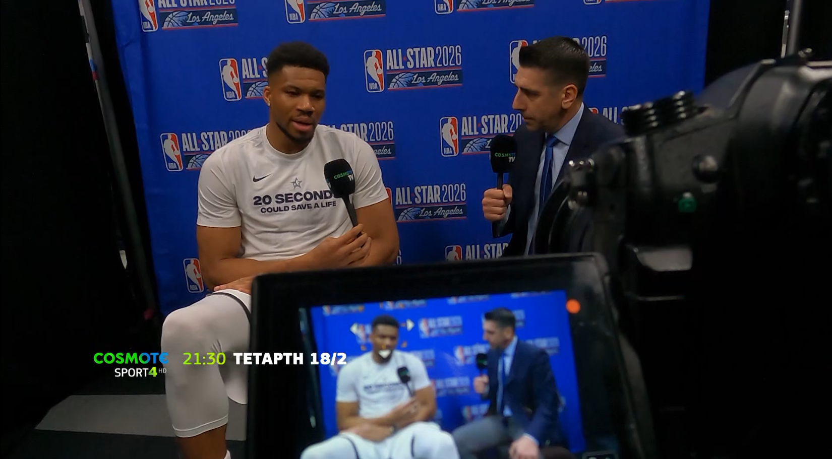 «PICK ΄NROLL»: Ο Γιάννης Αντετοκούνμπο μιλά αποκλειστικά στην εκπομπή της COSMOTE TV